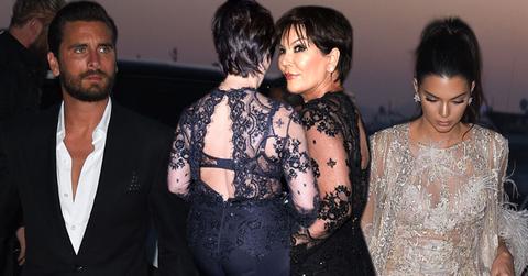 Kris kendall jenner scott disick cannes