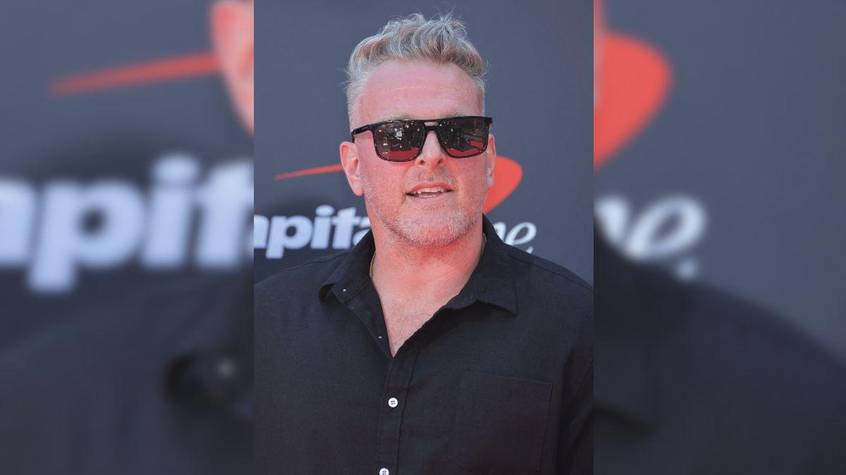 Image of Pat McAfee said he and his wife 'had a blast' at Taylor Swift and Travis Kelce's wedding.