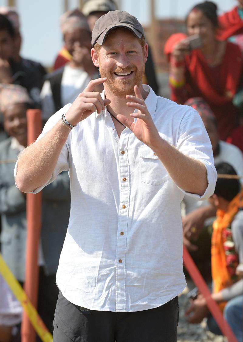 Prince Harry visits Gauda Secondary School