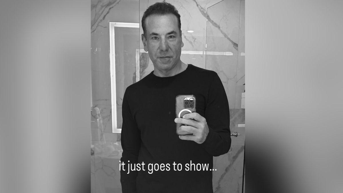 Image of Rick Hoffman shocked fans with his new look.