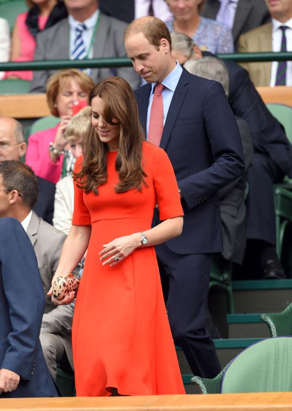 Kate middleton prince william date wimbledon 2015