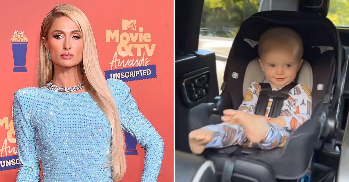 paris hilton thanks fans advice kids car seats just learning