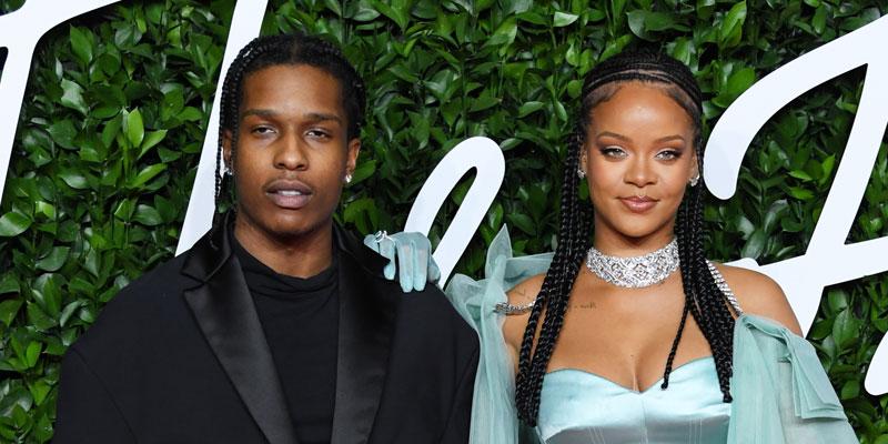 A$AP Rocky And Rihanna On Red Carpet