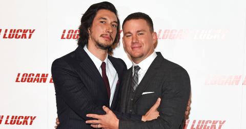 Channing Tatum Adam Driver Cuddle Logan Lucky Pics Long