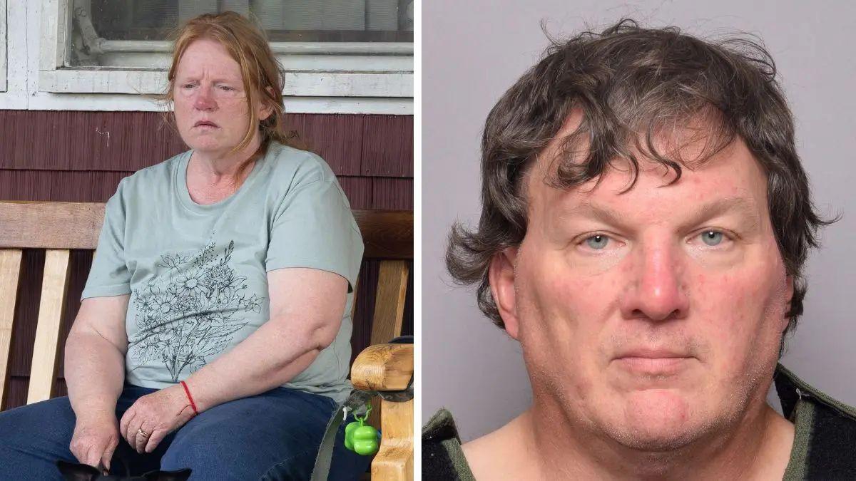 split photo of asa ellerup and rex heuermann