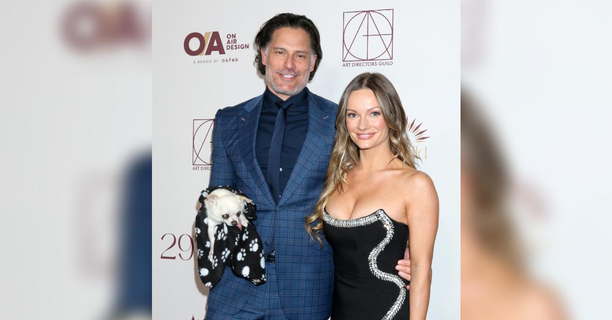 Image of Joe Manganiello's dog Bubbles will have a place in the actor's wedding to Caitlin O'Connor.