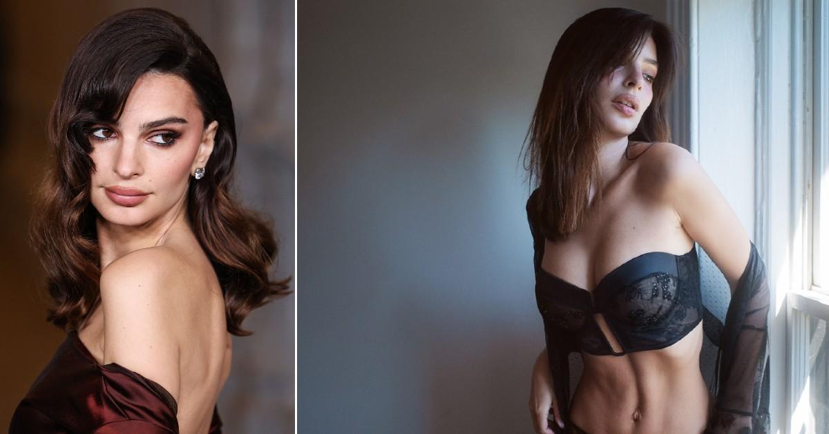 Photos of Emily Ratajkowski.