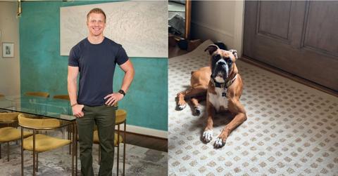 Composite Photo of 'The Bachelor' alum Sean Lowe and dog Moose