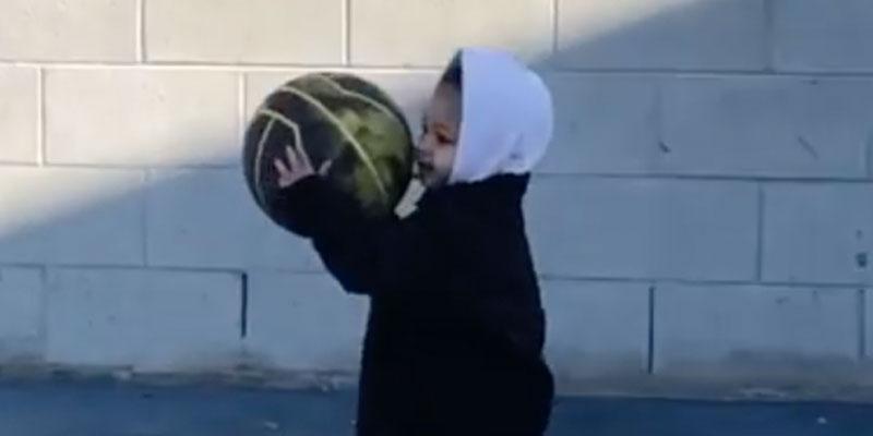 Kylie Jenner's Daughter Stormi Playing Basketball