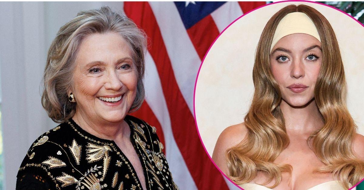 Photo of Hillary Clinton and Sydney Sweeney