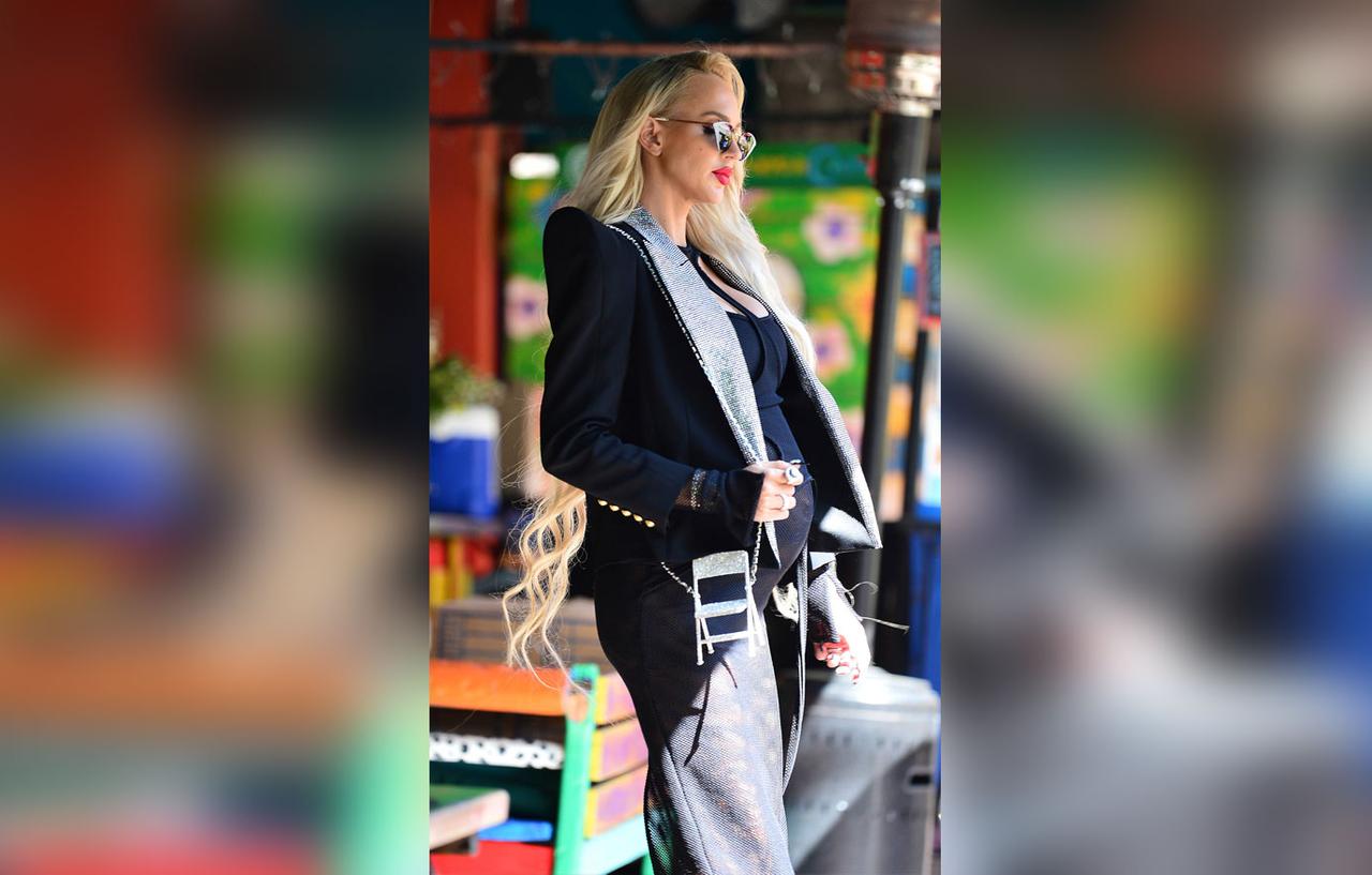 'Selling Sunset' Star Christine Quinn Works Blinged-Out Ensemble At