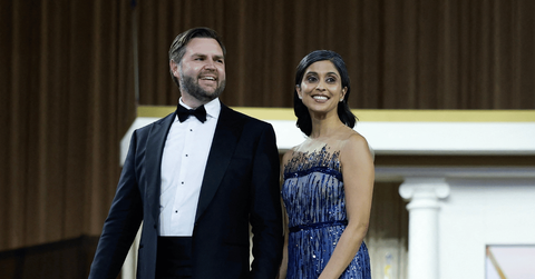 Photo of JD and Usha Vance