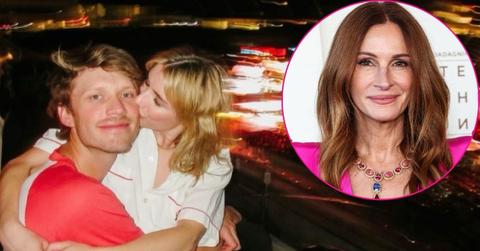 Split photo of Cody John & Emma Roberts & Julia Roberts