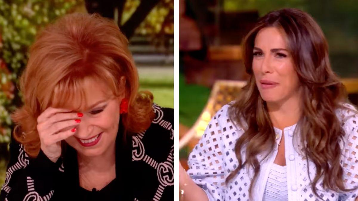 Split photo of Joy Behar and Alyssa Farah Griffin