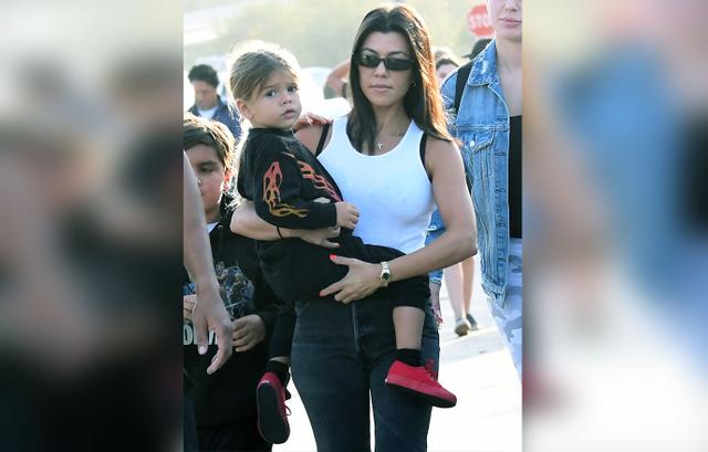 Kourtney Kardashian Lets Son Reign Dress Her — See What He Picked Out!