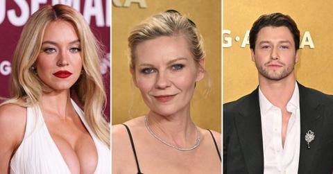 Split image of Sydney Sweeney, Kirsten Dunst, and Stephen Kalyn.