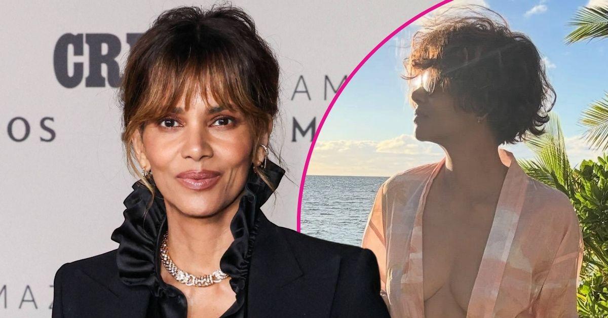 Halle Berry Shows Off Her Cleavage in Stunning Vacation Photos