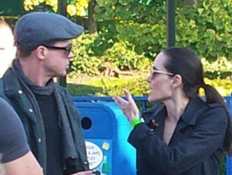 Exclusive&#8230; Brad Pitt And Angelina Jolie Argue At Legoland In Windsor ***NO USE W/O PRIOR AGREEMENT &#8211; CALL FOR PRICING***