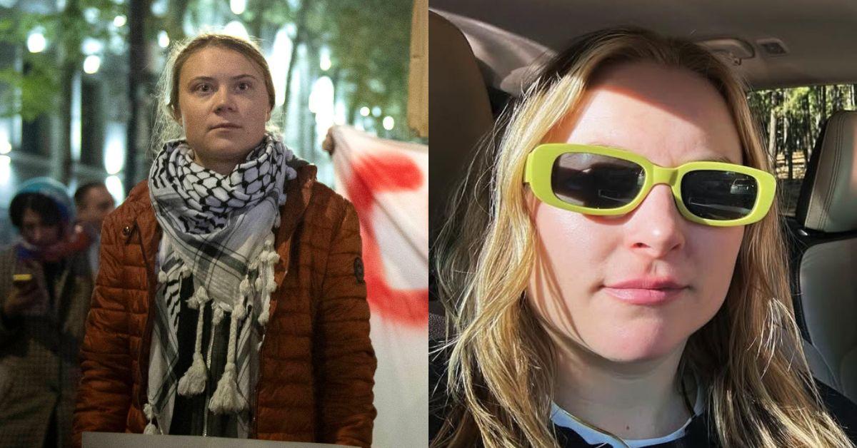Composite Photos of Meghan McCain and Greta Thunberg