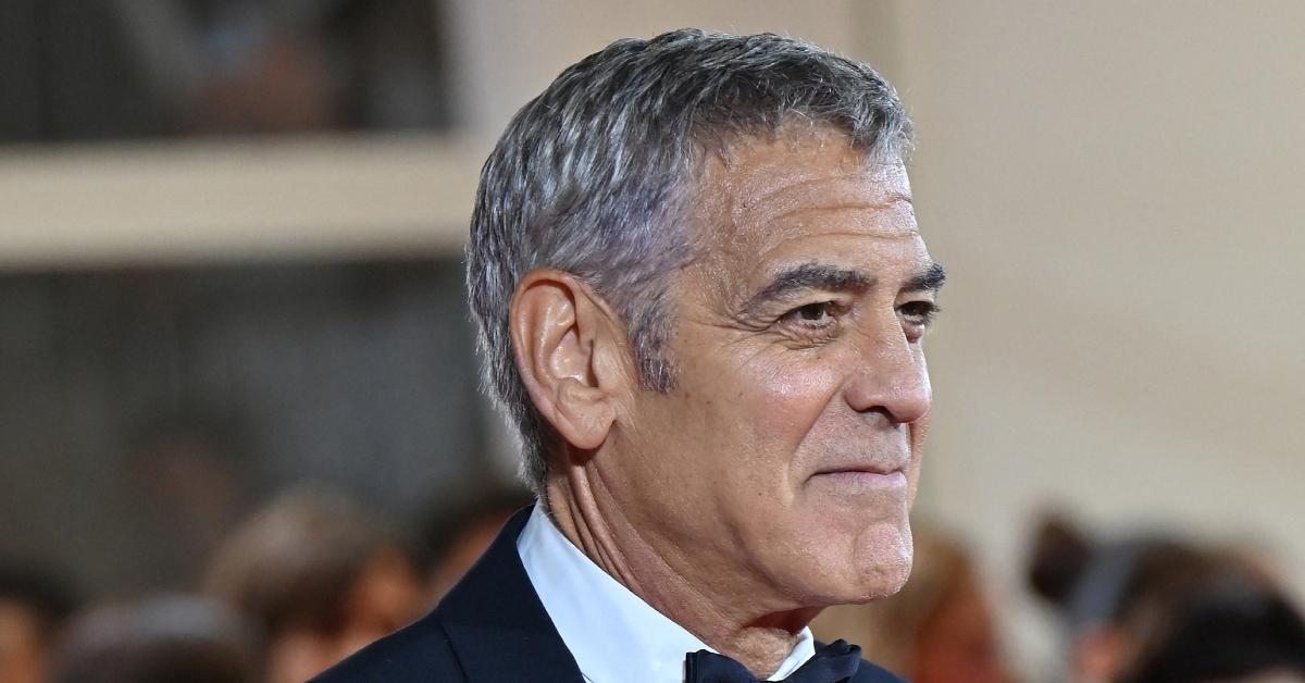 Image of George Clooney came down with a 'bad sinus infection' during the world premiere of his new film 'Jay Kelly.'