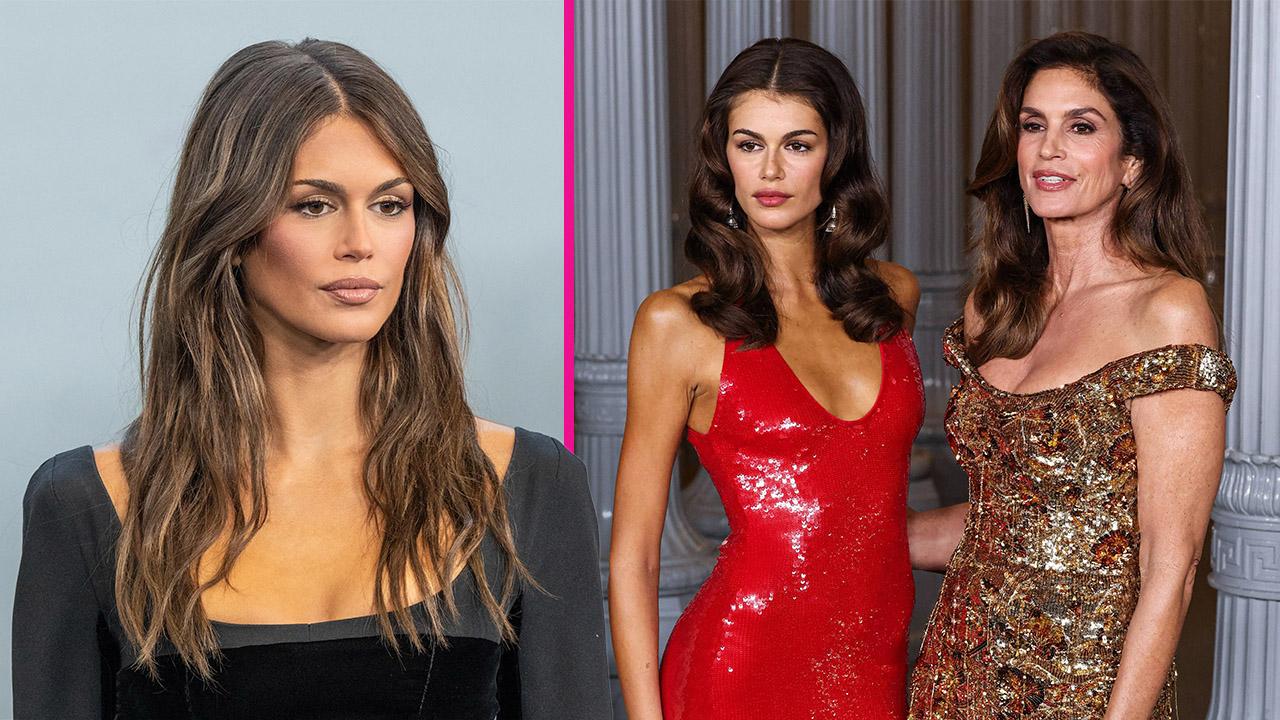 Kaia Gerber,Cindy Crawford.
