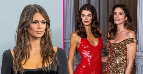 Kaia Gerber,Cindy Crawford.