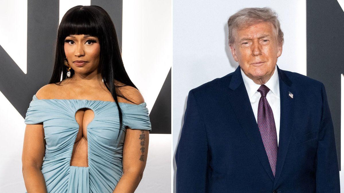 Photo of Nicki Minaj and Donald Trump