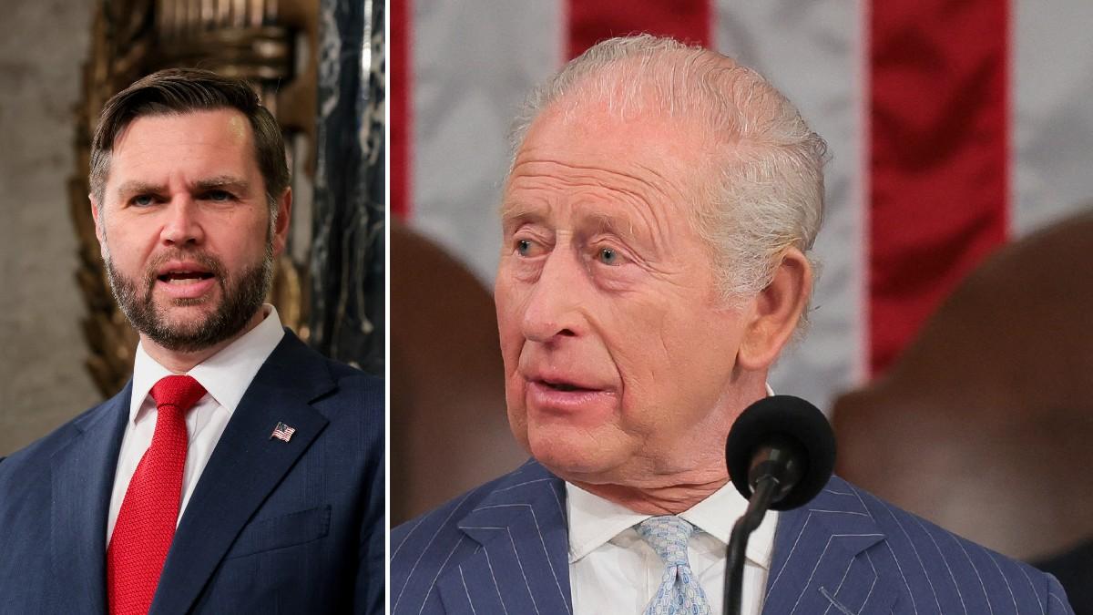 split of JD Vance, King Charles. 