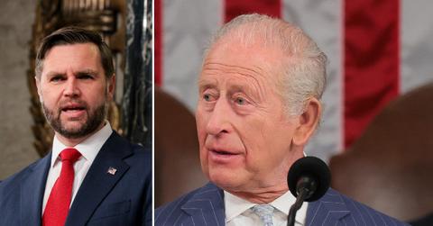 split of JD Vance, King Charles.