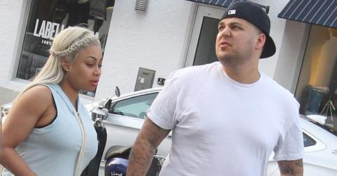 Rob Kardashian and pregnant girlfriend Blac Chyna go shopping after lunch in Miami Beach
