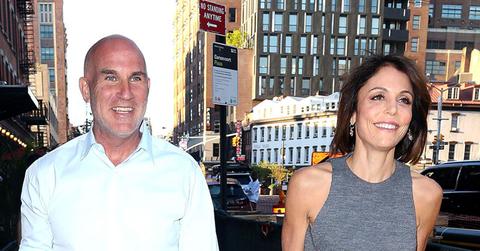 Dennis Shields And Bethenny Frankel On The Street In NYC