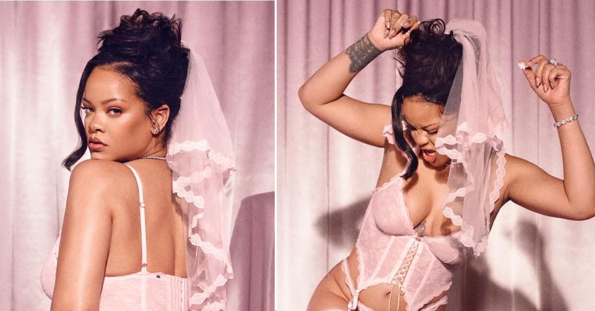 Rihanna Fuels A$AP Rocky Engagement Rumors by Wearing a Ring and Showing Off Her Butt in Bridal Lingerie: See the Sizzling Hot Photos