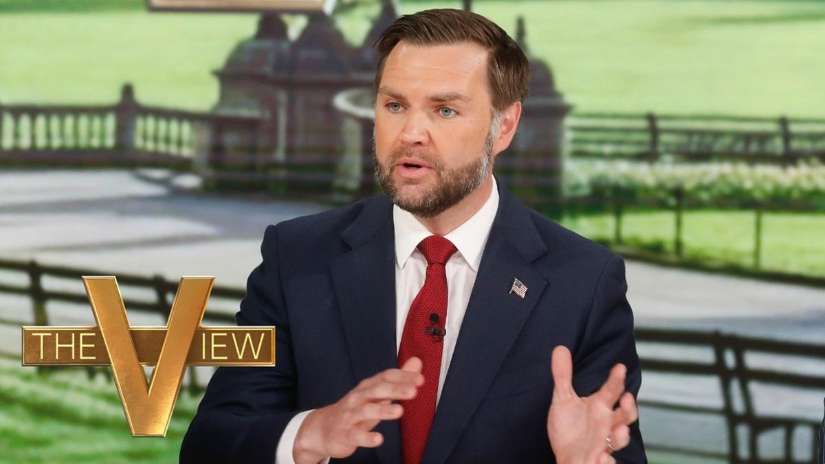 Photo of J.D. Vance appeared on the Tuesday, June 16, episode of 'The View.'