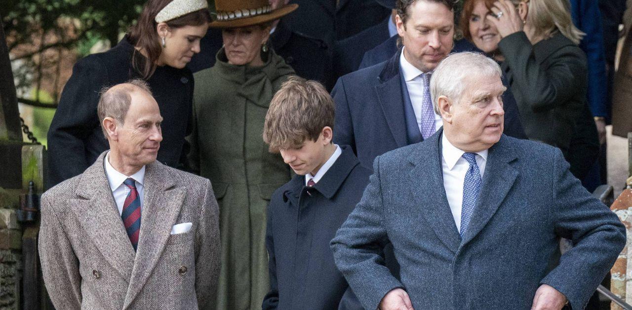 prince andrew sarah ferguson attend royal christmas walk