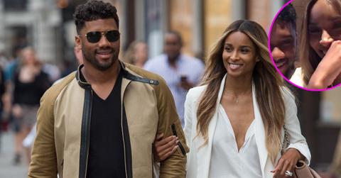 Newly weds Ciara and Russell Wilson take a happy stroll along Regent Street