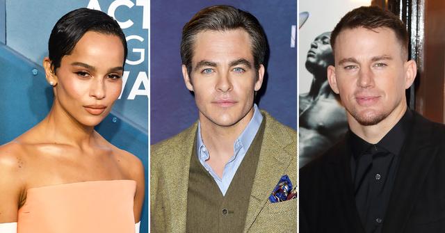 zoe kravitz spotted rumored ex fling chris pine amid channing tatum romance ok