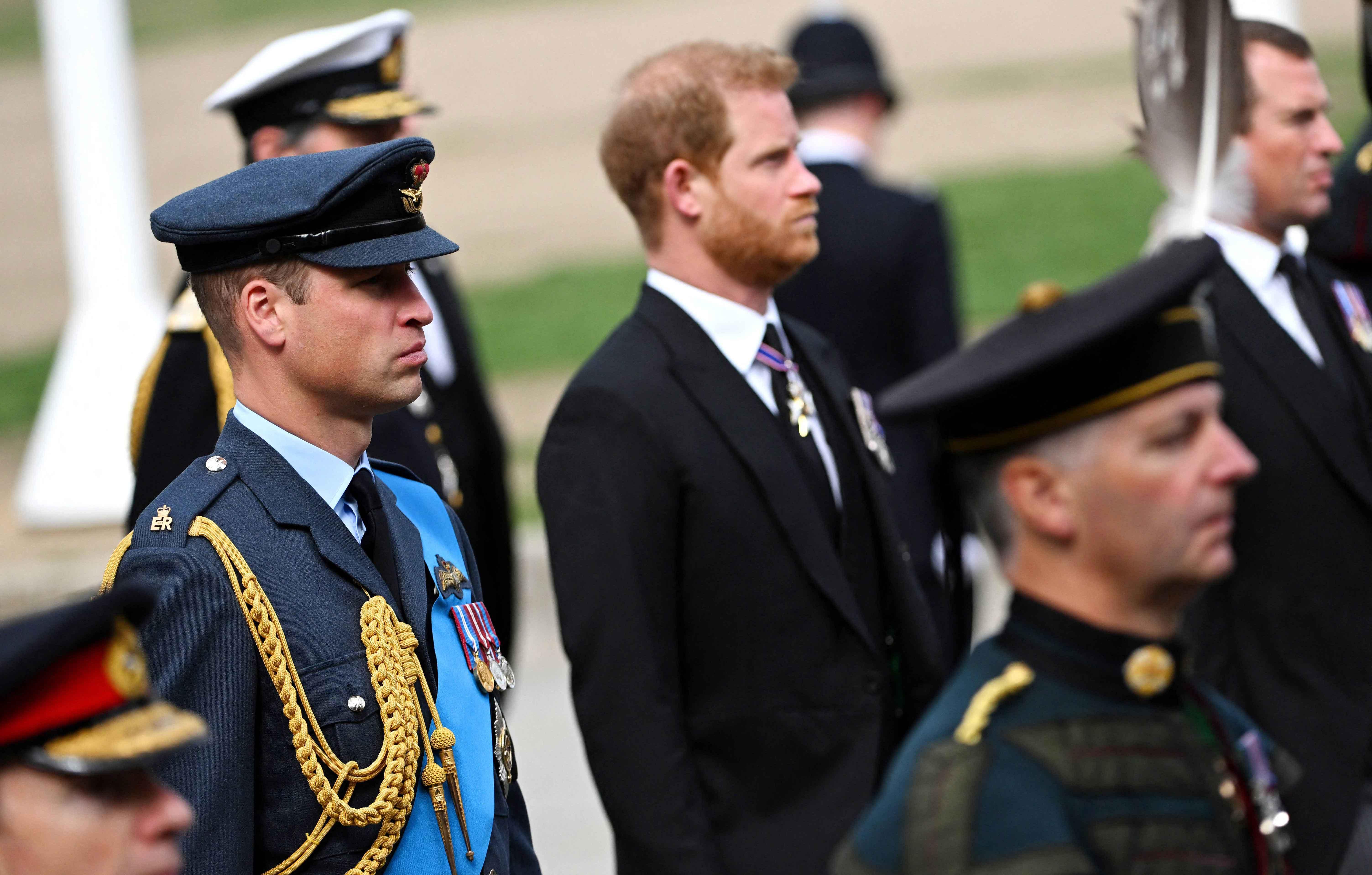 prince harry fuming over people talking about prince william drama wants focus to be on late grandmother queen elizabeth ii