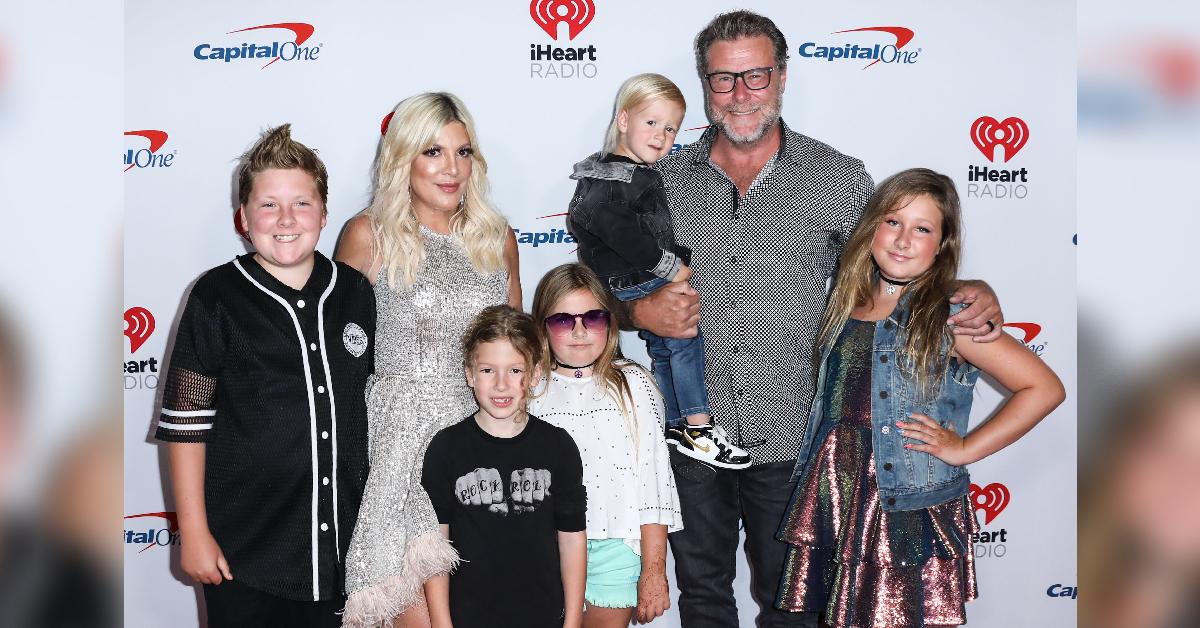 tori spelling intimate night kids holidays dean mcdermott approach