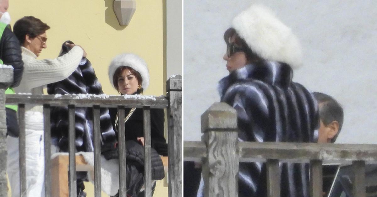 Lady Gaga & Adam Driver Spotted On Set Of 'House Of Gucci' In Italy: Photos