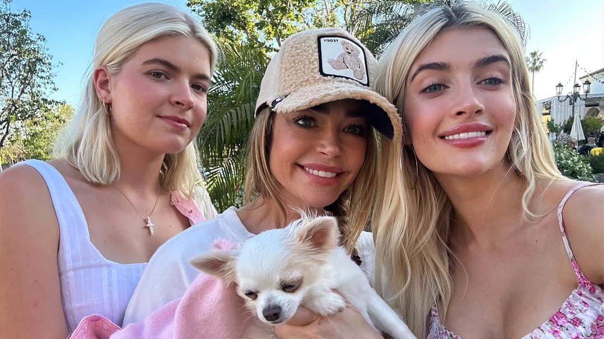 Photo of Lola Sheen, Denise Richards and Sam Sheen