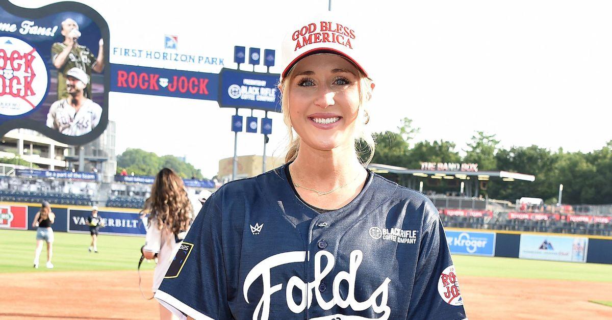 image of Riley Gaines accused the network of using the cancelation and reinstatement as a publicity move.