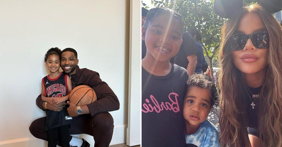 khloe kardashian tristan thompson happy co parent