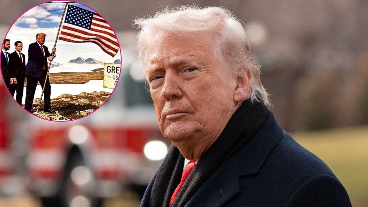 composite photo of donald trump