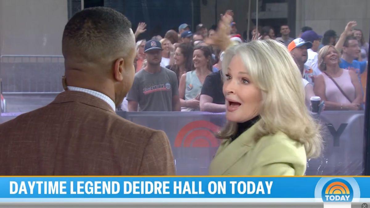 Image of Craig Melvin called Deidre Hall a 'great slapper.'