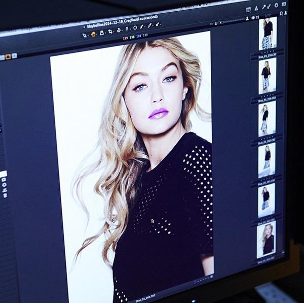 Gigi hadid maybelline