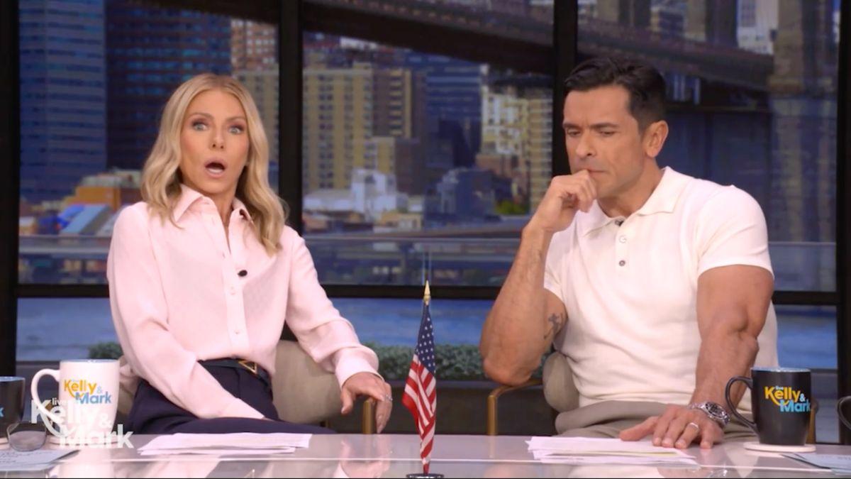 Image of Mark Consuelos and Kelly Ripa teased people who heavily filter their faces on social media.