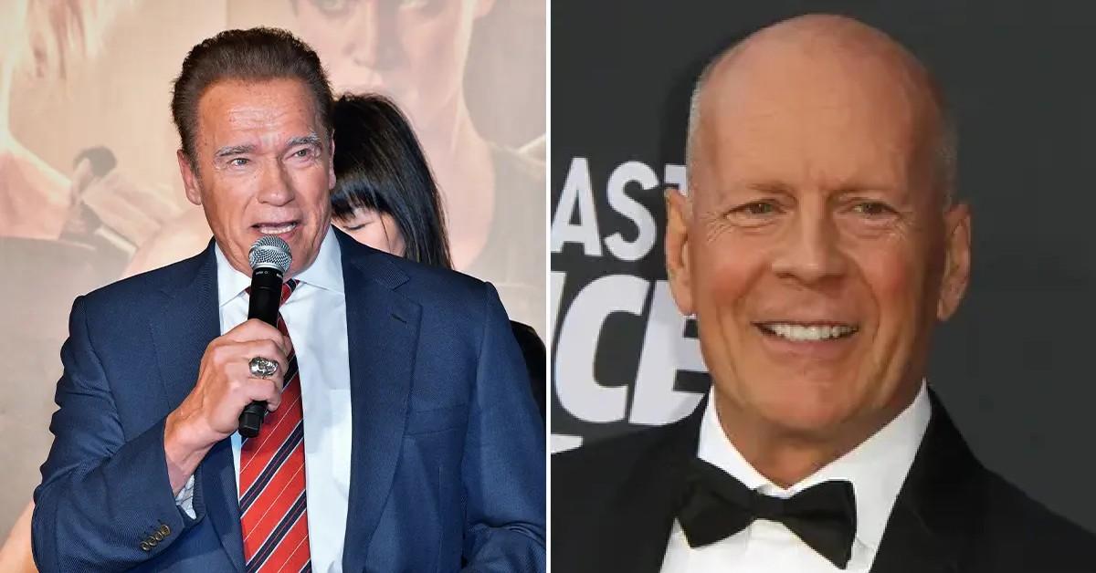 Arnold Schwarzenegger Talks Bruce Willis' Retirement From Acting