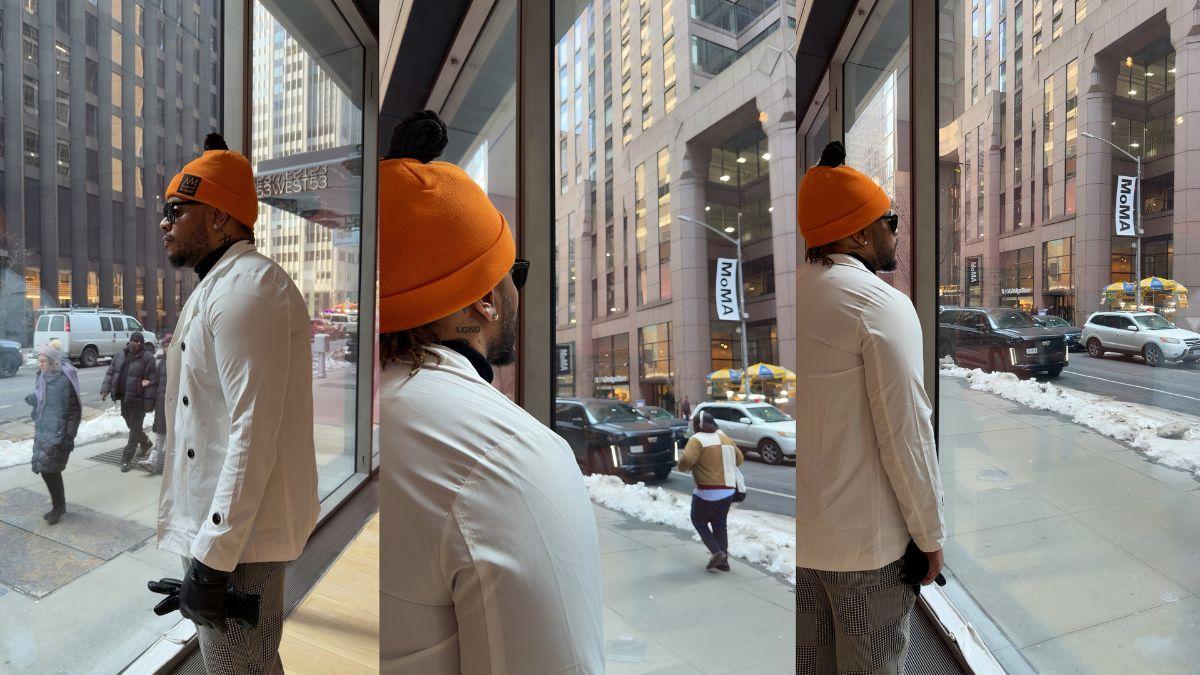 image of Ruebx Qube during New York Fashion Week in Manhattan.