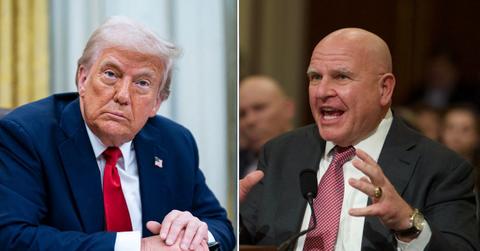 Composite photo of Donald Trump and H.R. McMaster