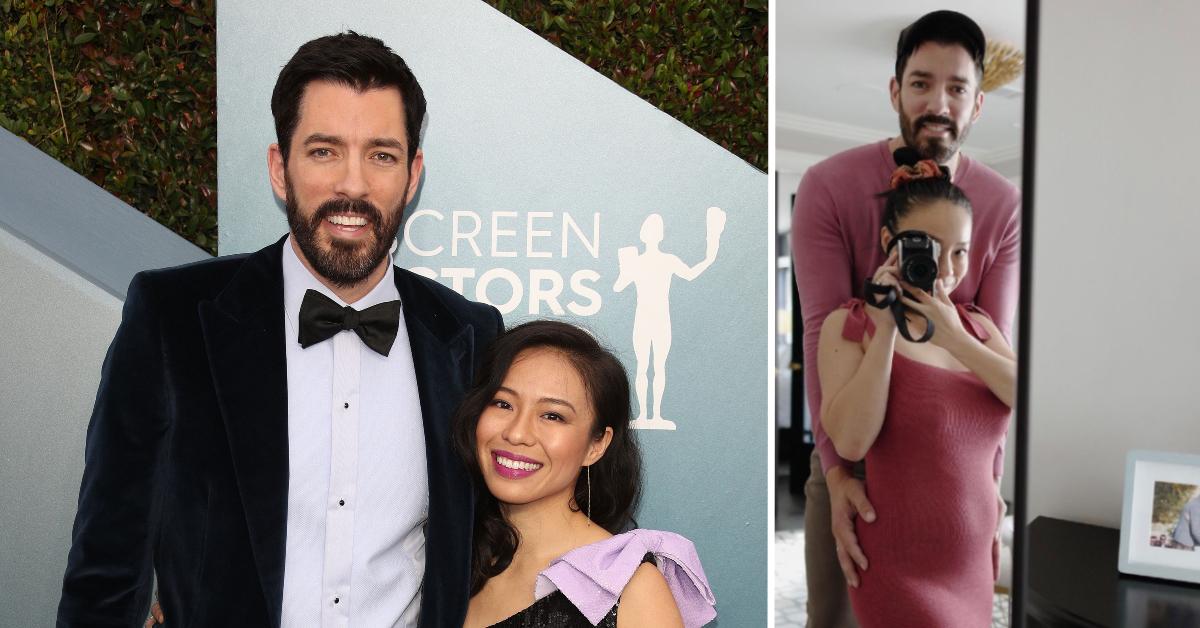 property brothers drew scott wife pregnant p